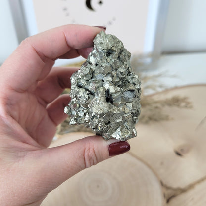 Pyrit Kristallstufe 6,1 x 4,2 cm