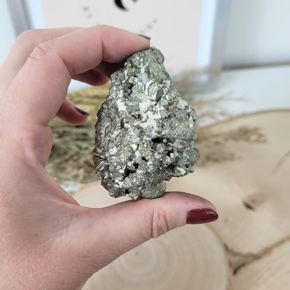 Pyrit Kristallstufe 6,1 x 4,2 cm