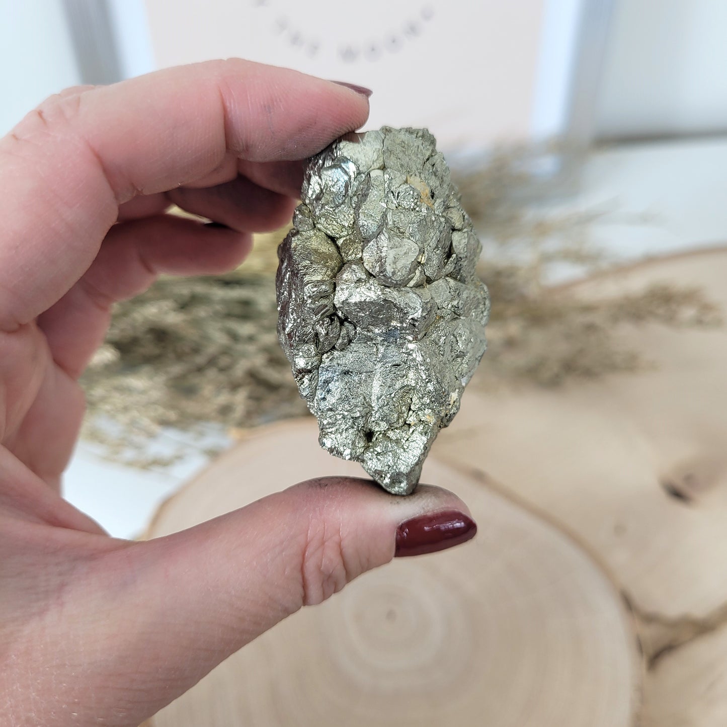 Pyrit Kristallstufe 5,6 x 2,9 cm