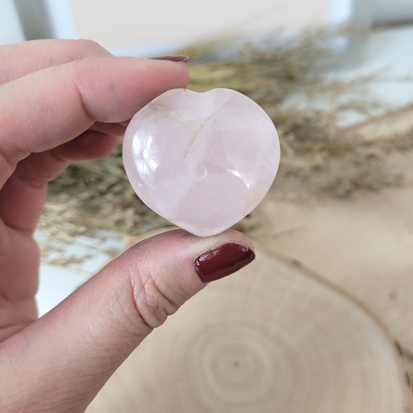Rosenquarz Herz 3,2 cm