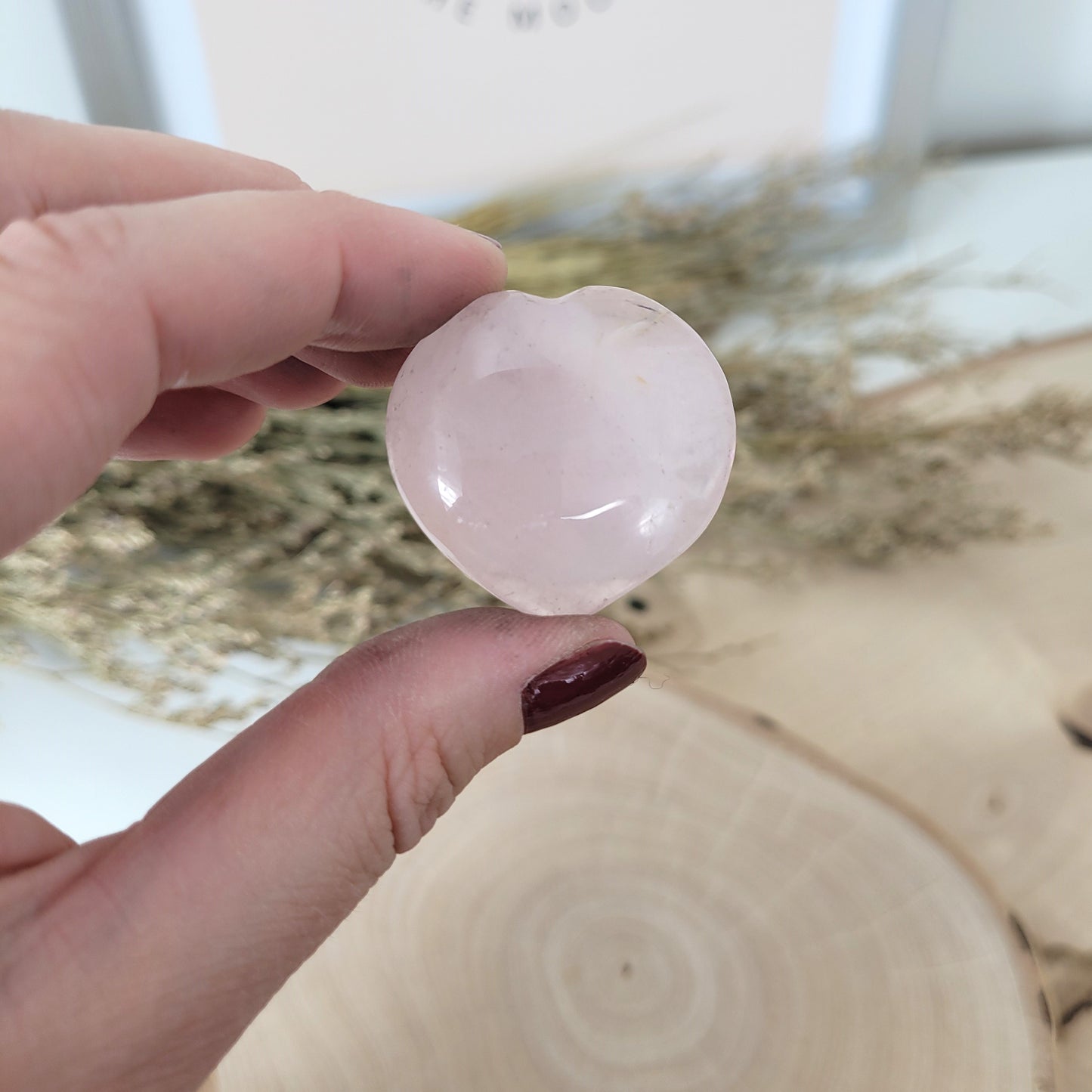 Rosenquarz Herz 3,2 cm