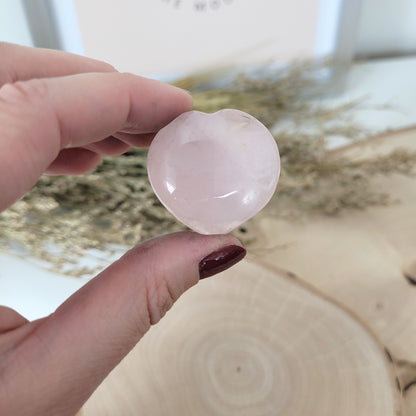 Rosenquarz Herz 3,2 cm