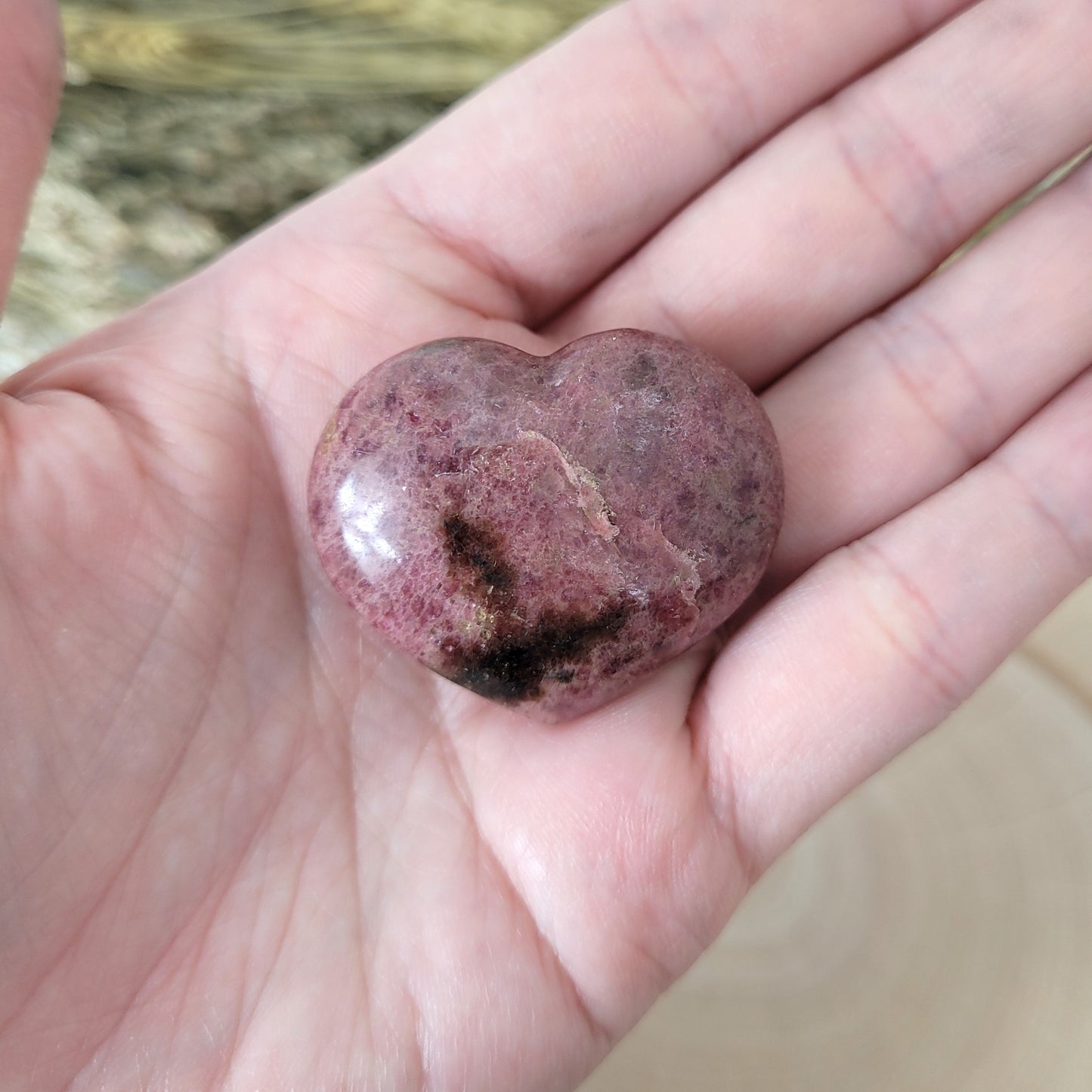 Rhodonit Herz 3 cm