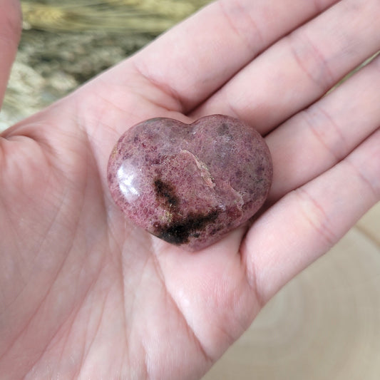 Rhodonit Herz 3 cm