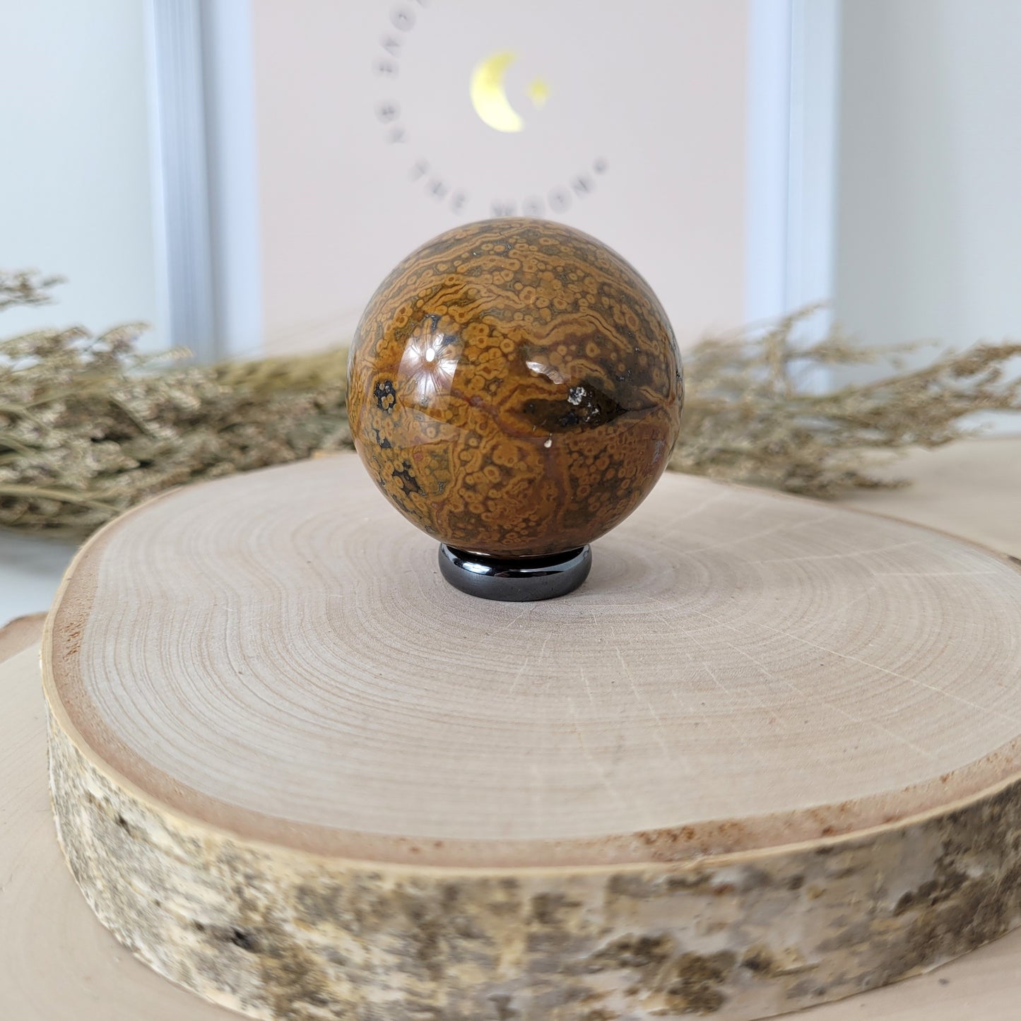 Ozean Jaspis Kugel 4,7cm Durchmesser, 154g