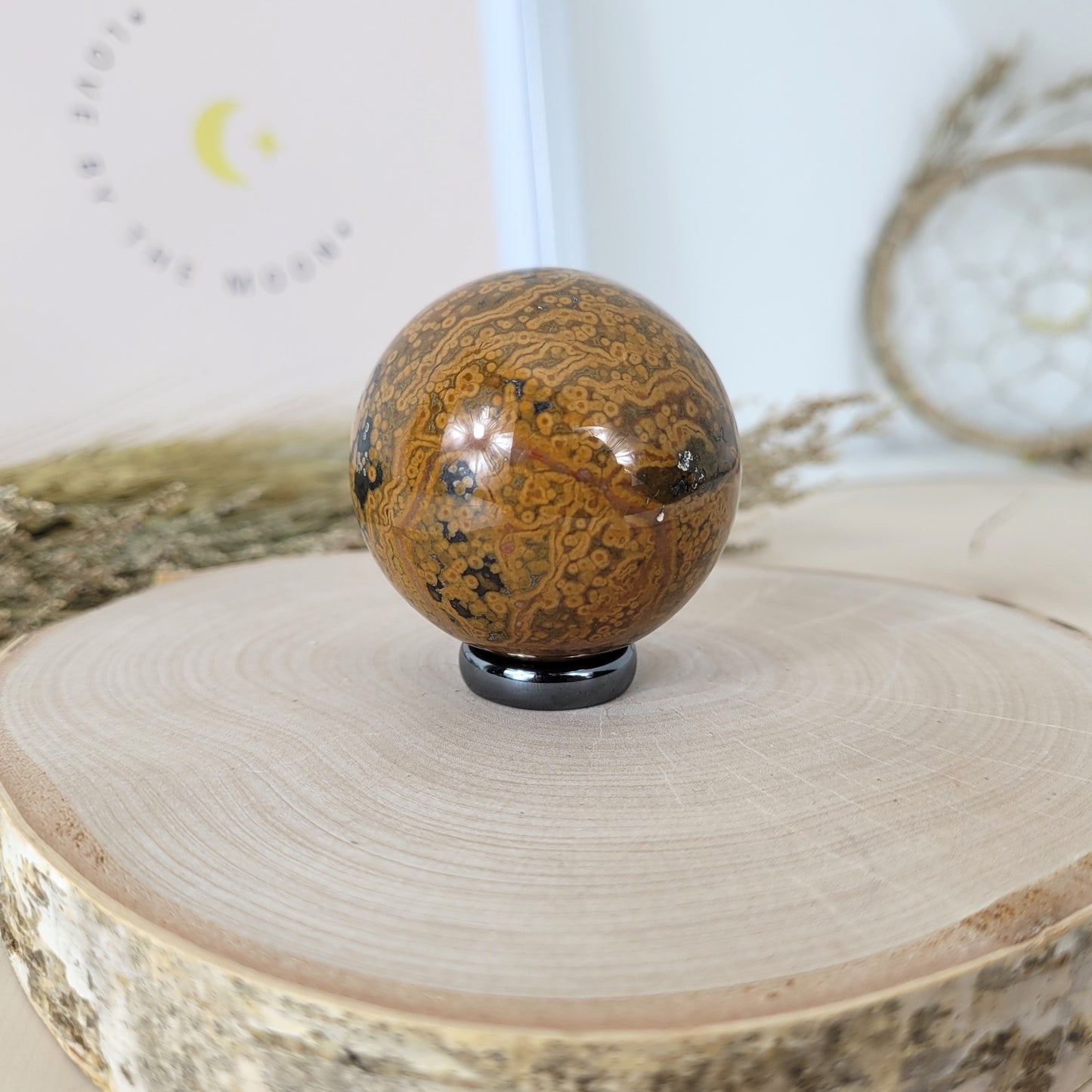 Ozean Jaspis Kugel 4,7cm Durchmesser, 154g