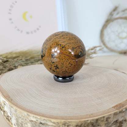 Ozean Jaspis Kugel 4,7cm Durchmesser, 154g