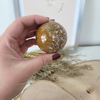 Ozean Jaspis Kugel 4,6cm Durchmesser, 141g