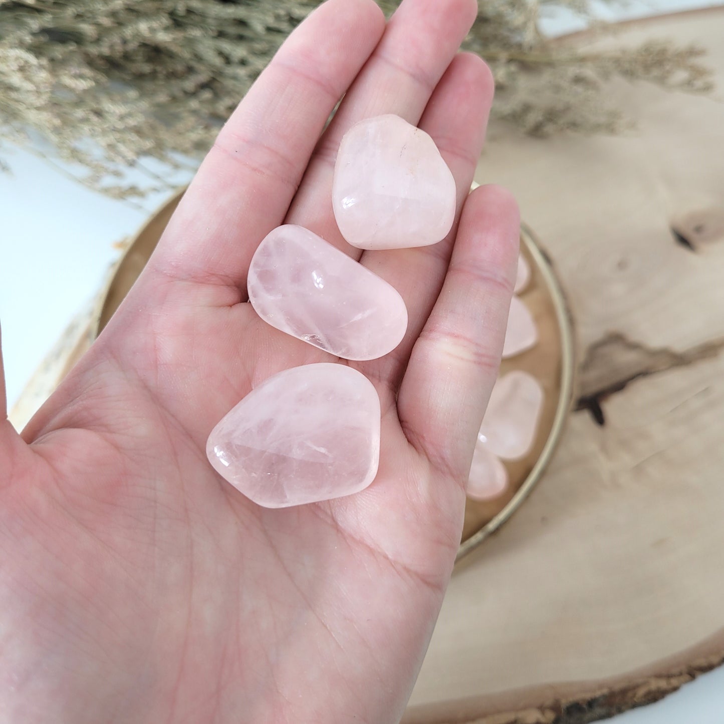 Girasol pink Trommelstein