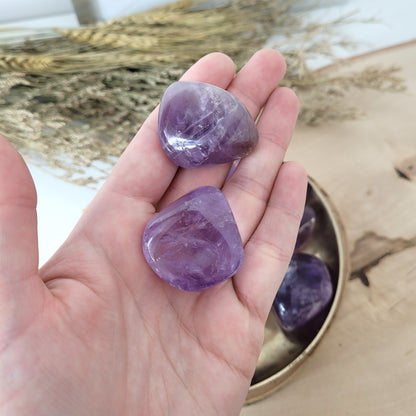 Amethyst Trommelstein