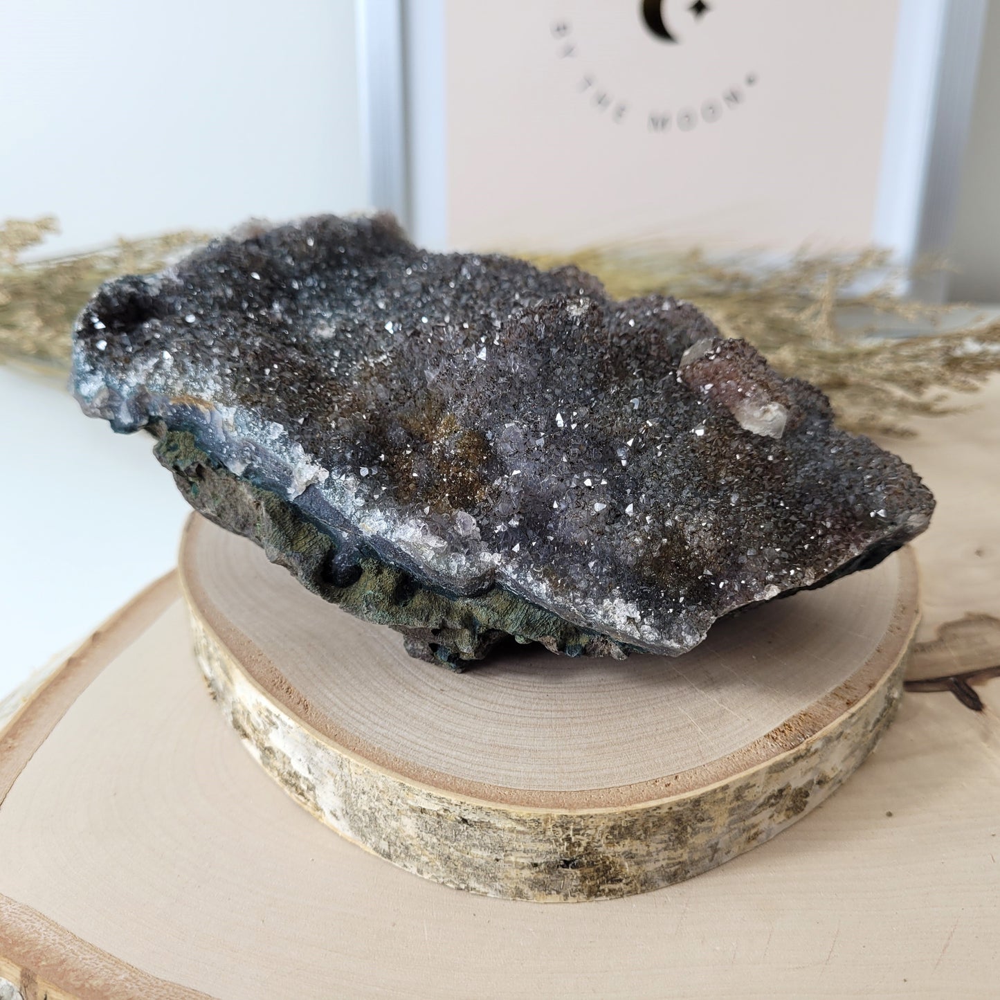 Schwarzer Amethyst 15 x 9 cm, 908g