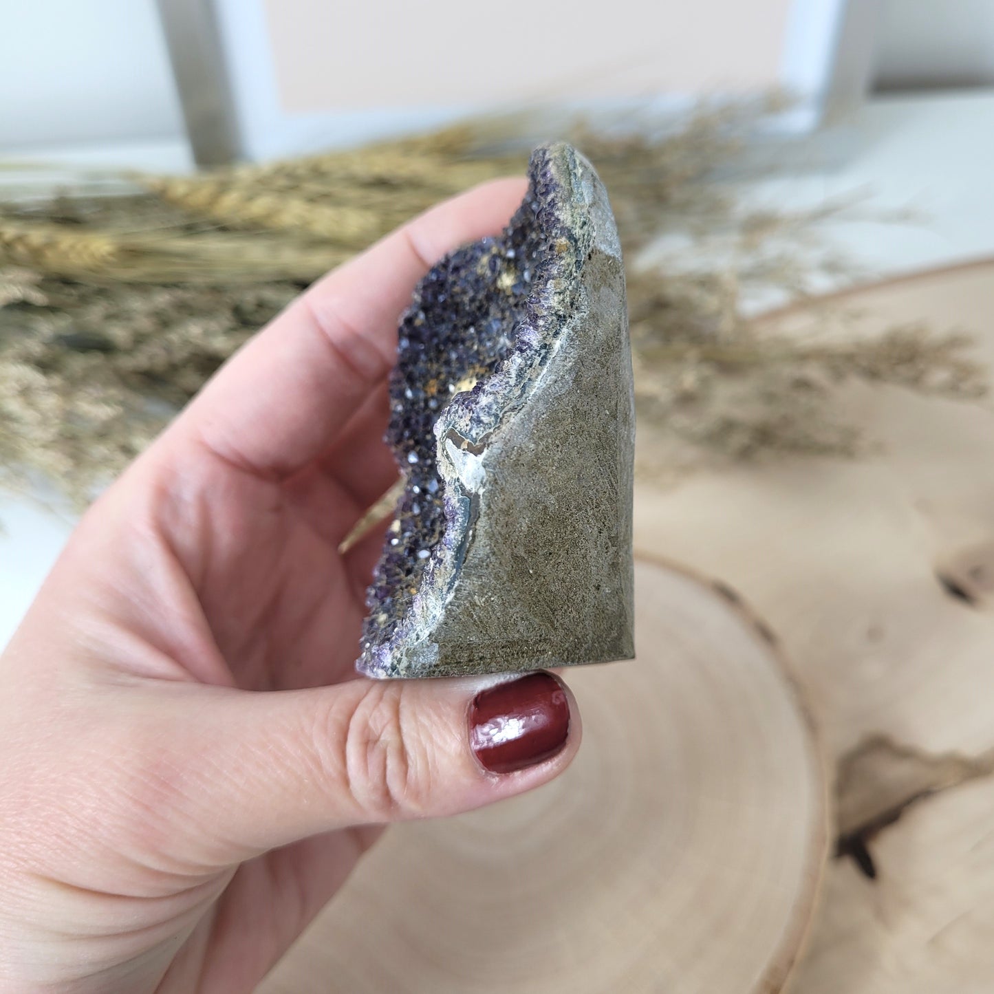 Schwarzer Amethyst 6,7 x 4,7 cm