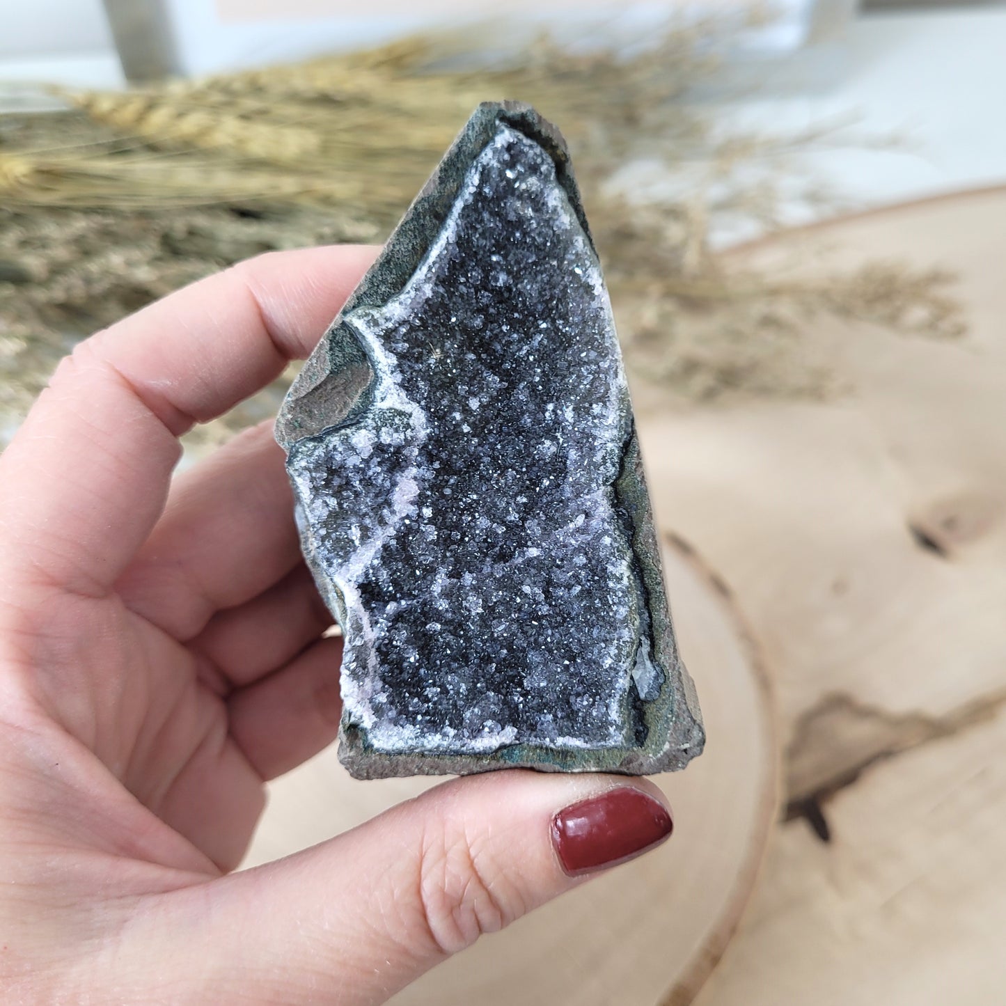 Schwarzer Amethyst 5,8 x 4,3 cm