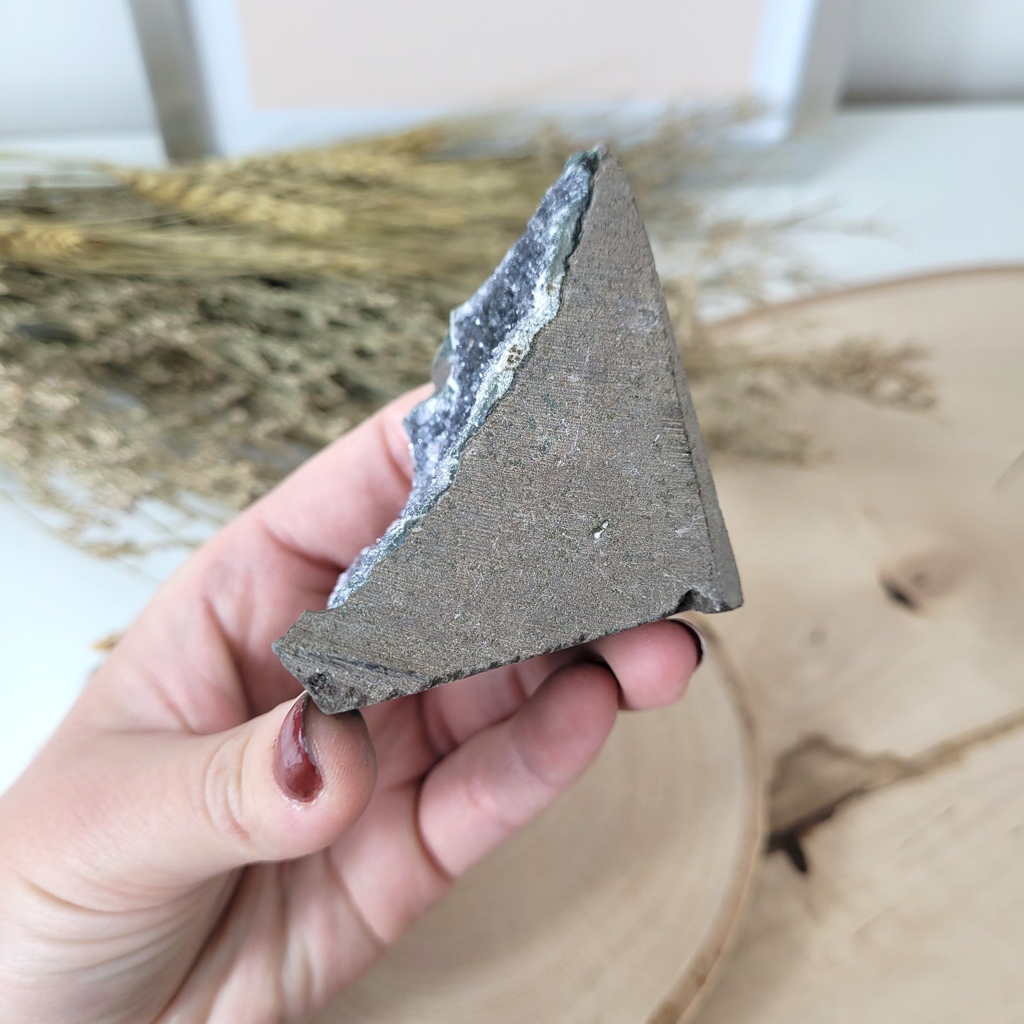 Schwarzer Amethyst 5,8 x 4,3 cm