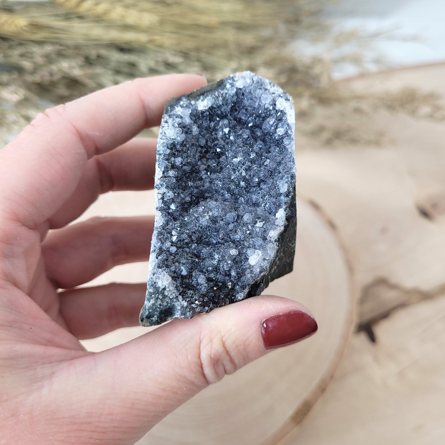 Schwarzer Amethyst 5,3 x 3,3 cm