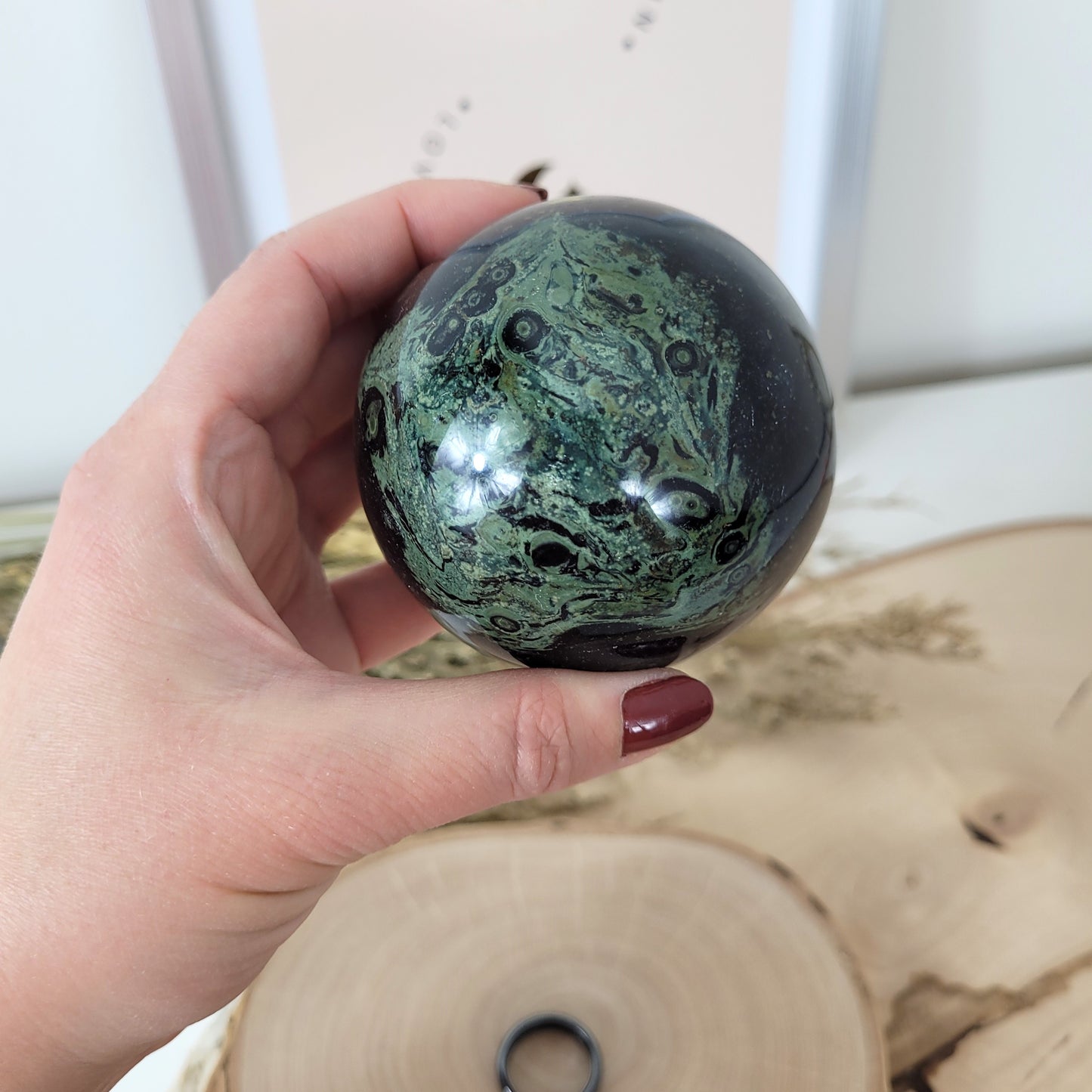 Eldarit Kugel 7,1 cm Durchmesser, 522g