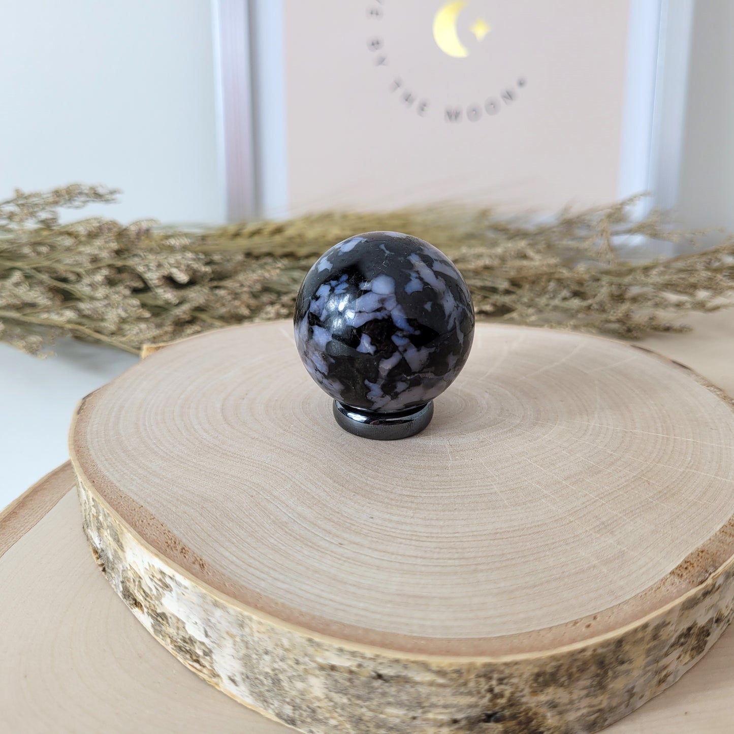 Indigo Gabbro Kugel 3,8cm Durchmesser