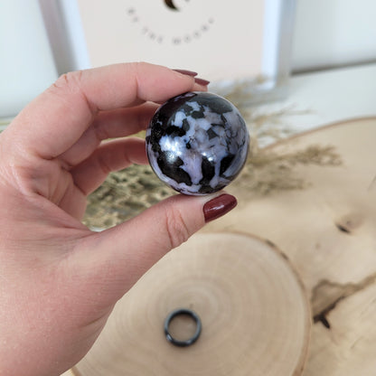 Indigo Gabbro Kugel 3,8cm Durchmesser