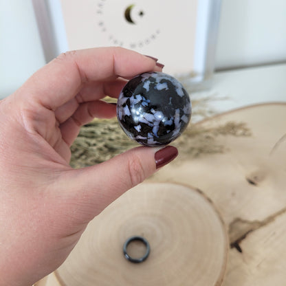 Indigo Gabbro Kugel 3,8cm Durchmesser