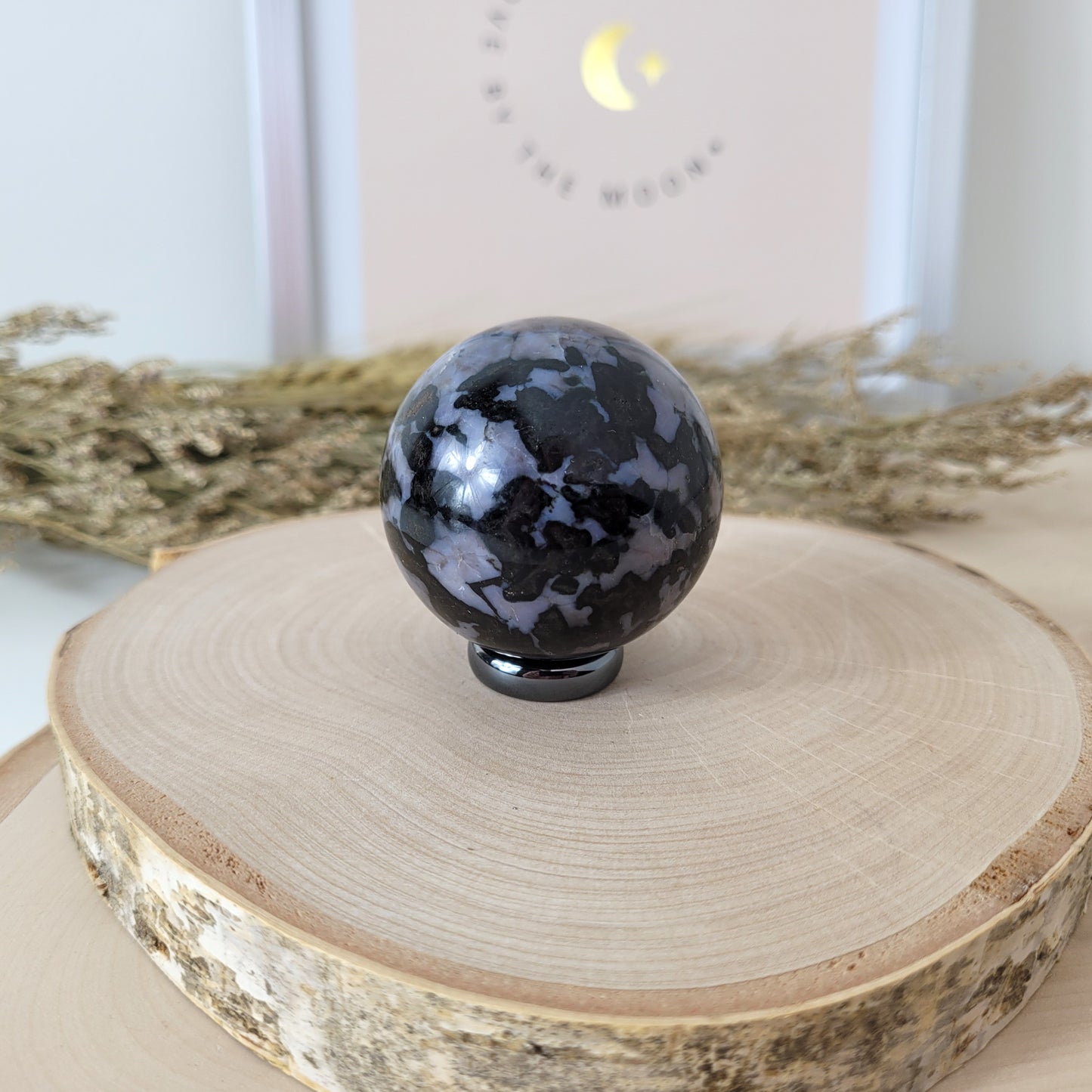 Indigo Gabbro Kugel 4,6cm Durchmesser