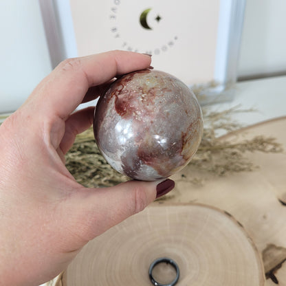 Polychrom Jaspis Kugel 6,1cm Durchmesser