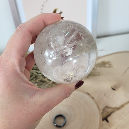 Bergkristall Kugel A-Qualität 7cm Durchmesser