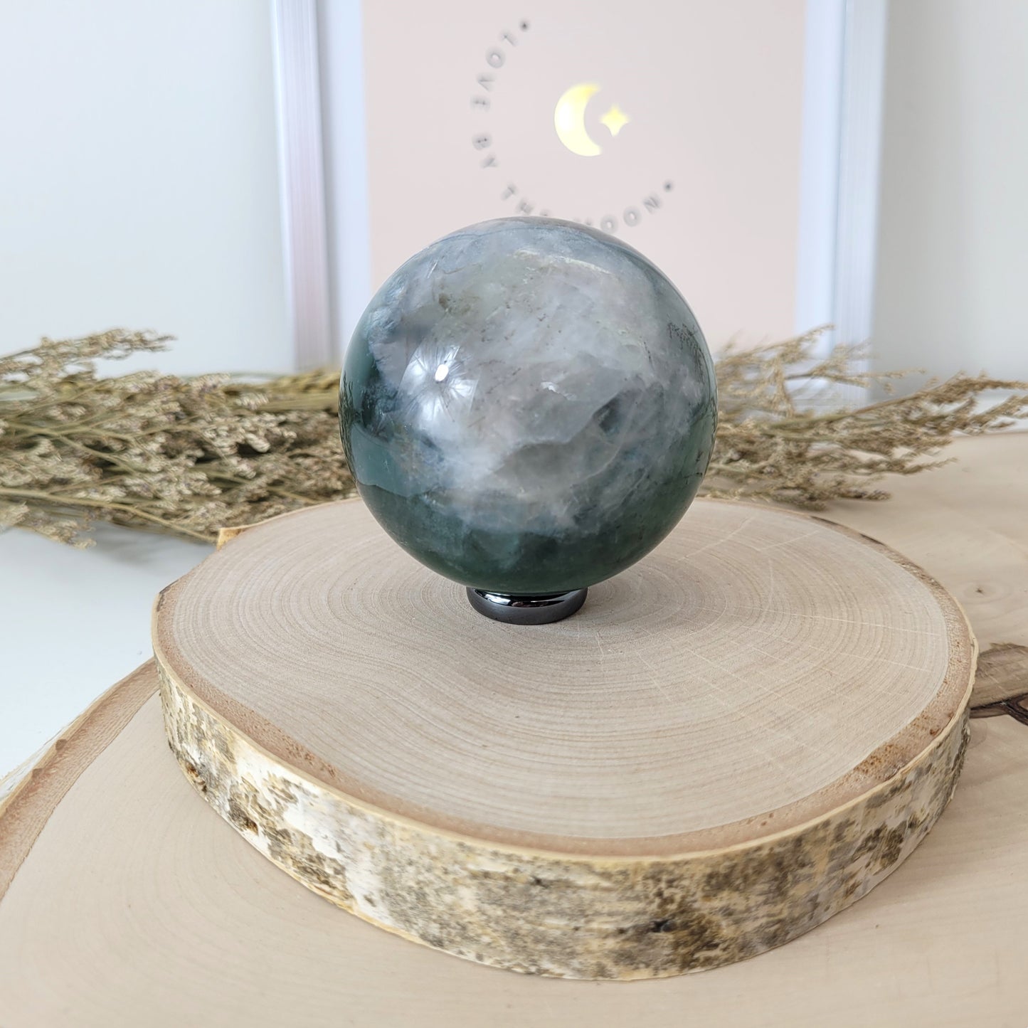 Fluorit Kugel 6,8cm Durchmesser, 536g