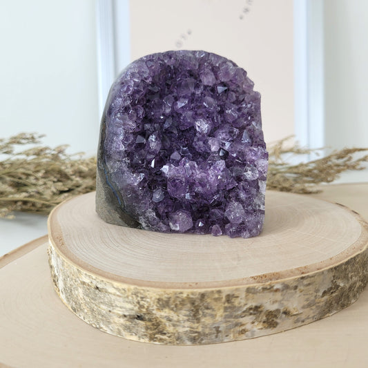 Amethyst Kristalldruse 7,3 x 7,5cm, 508g