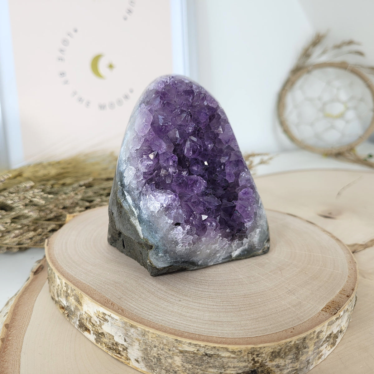 Amethyst Kristalldruse 8,3 x 7,2cm, 554g