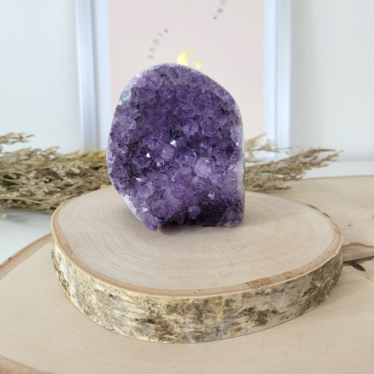 Amethyst Kristalldruse 7,8 x 6,8cm, 454g