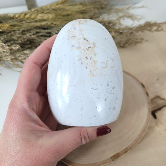 Feuerstein Flint Jaspis Freiform 9,5 x 7,1 cm, 424g