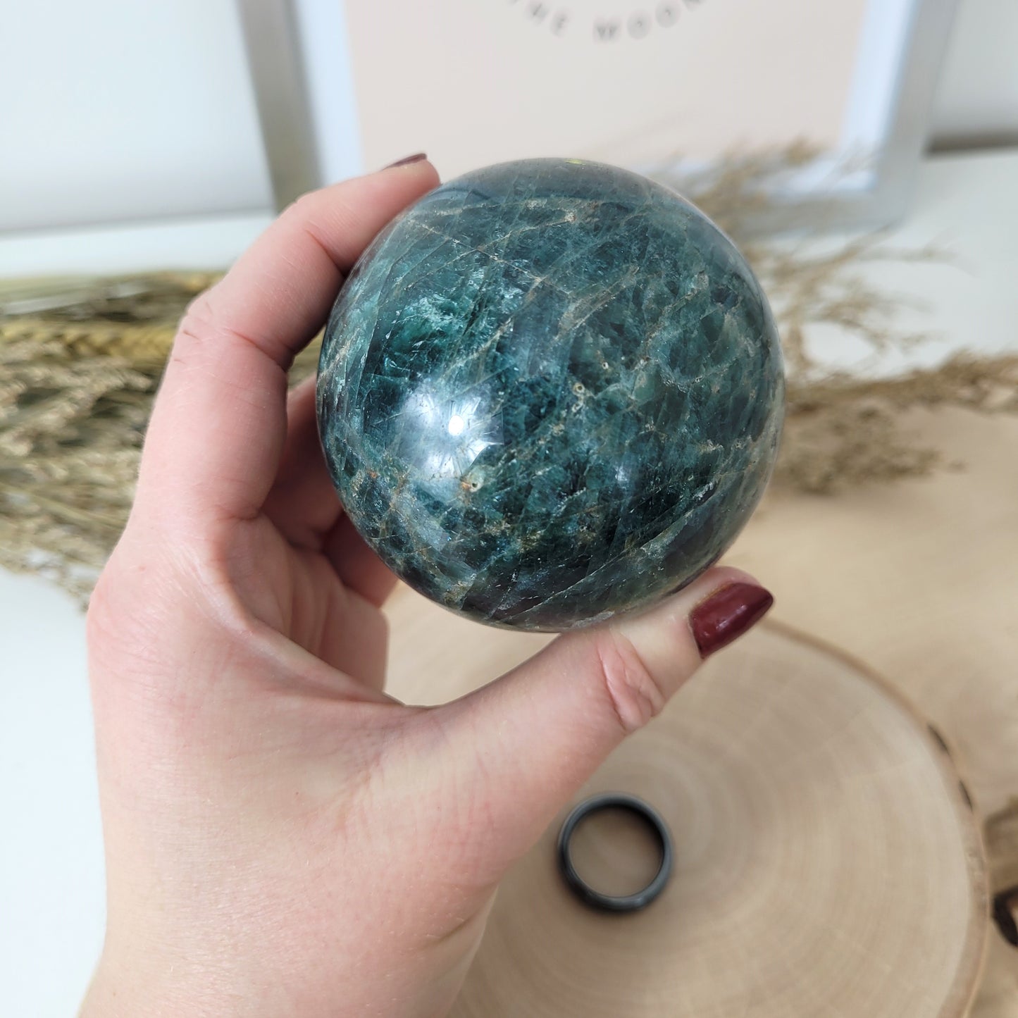 Apatit Kugel 6,7cm Durchmesser