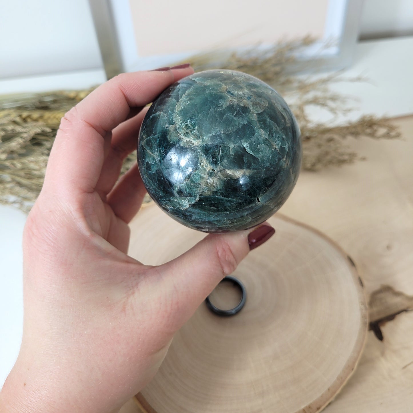 Apatit Kugel 6,5cm Durchmesser