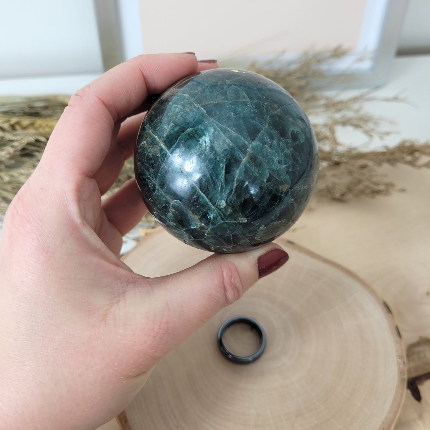 Apatit Kugel 6,5cm Durchmesser