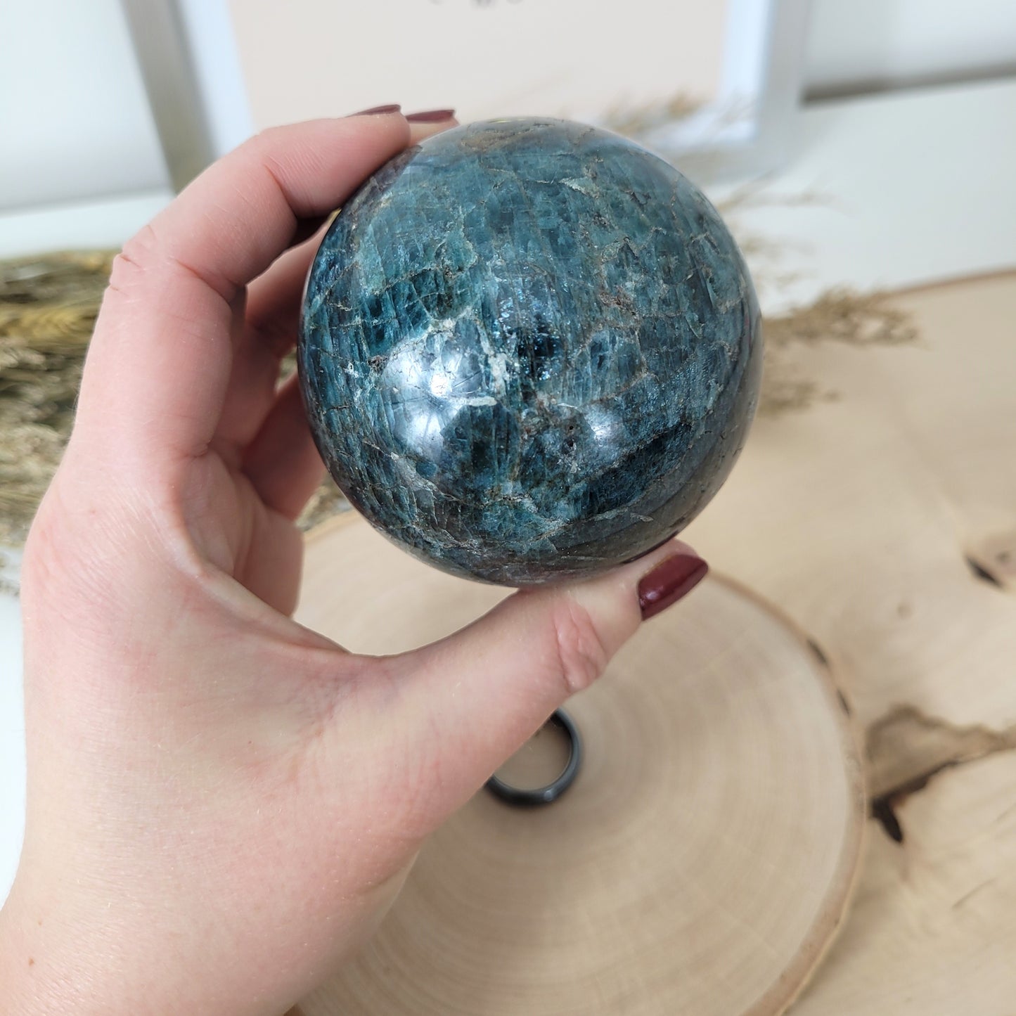 Apatit Kugel 7cm Durchmesser