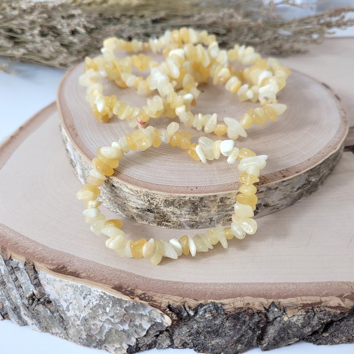 Splitterarmband Orangencalcit