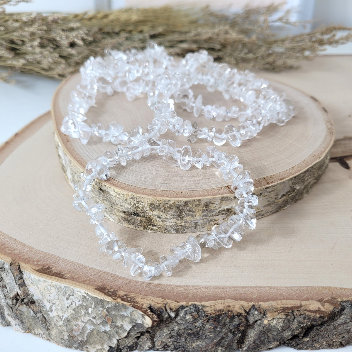 Bergkristall Splitterarmband