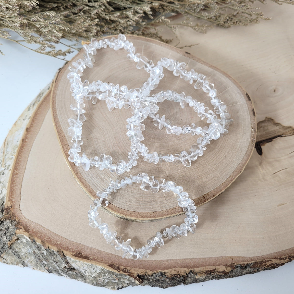 Bergkristall Splitterarmband