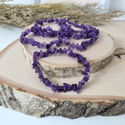 Splitterarmband Amethyst