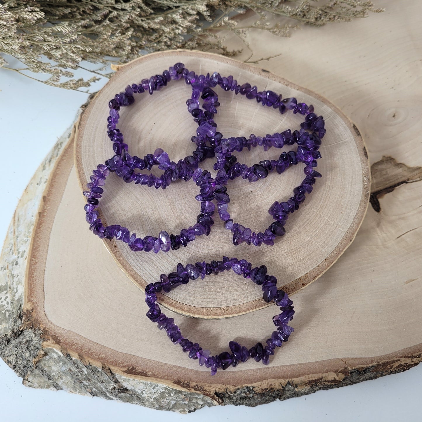 Splitterarmband Amethyst