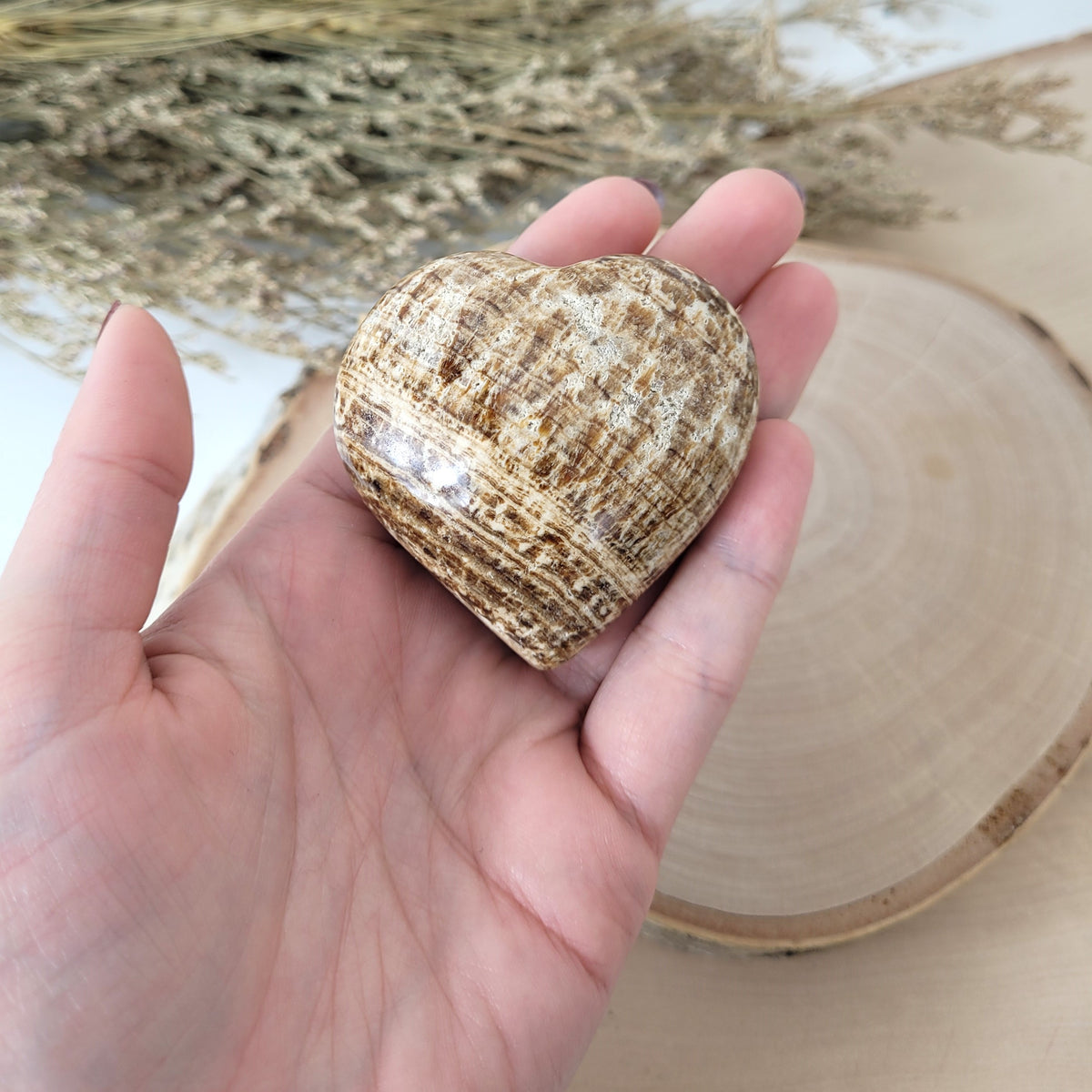 Aragonit Herz 5,3 x 5,5cm