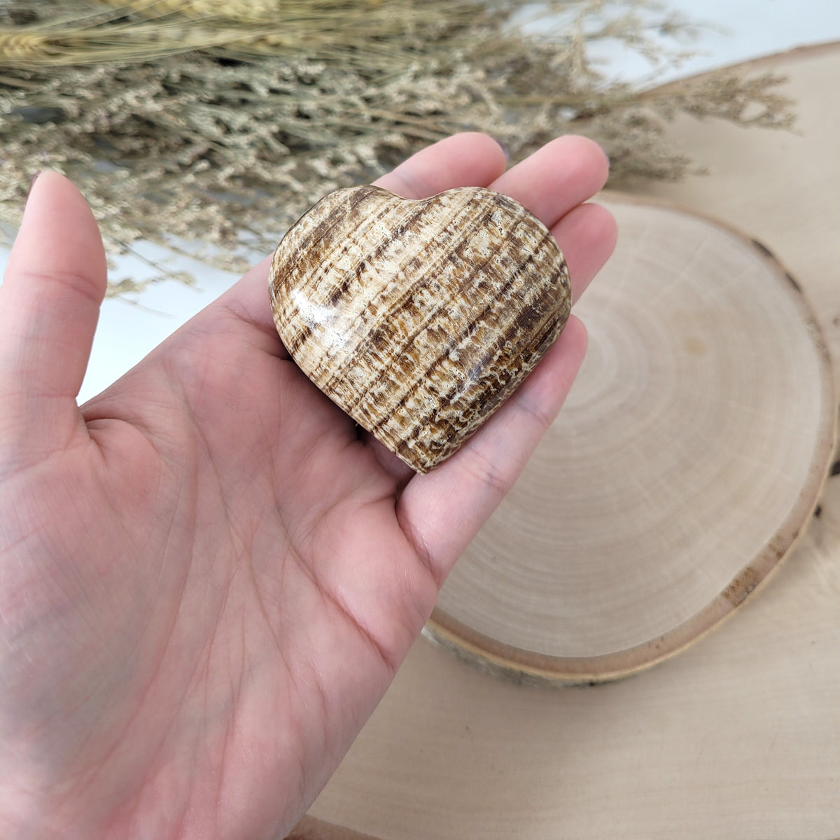 Aragonit Herz 5,2 x 5,6cm