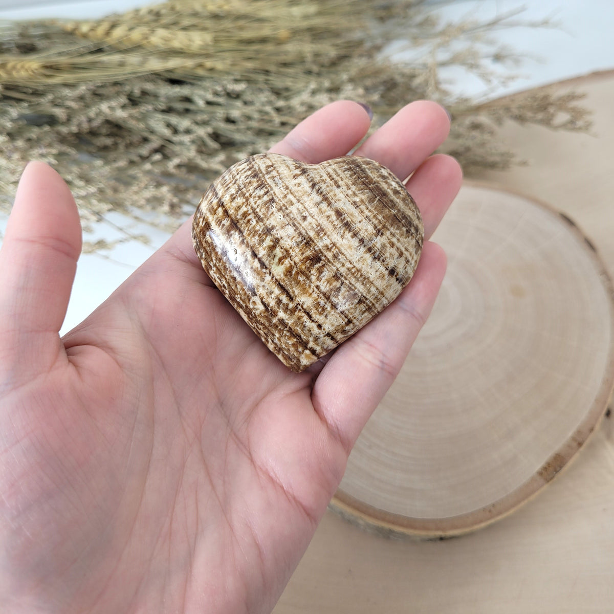 Aragonit Herz 5,2 x 5,6cm