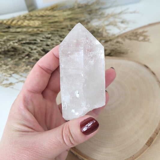 Bergkristall Naturspitze Rohkristall 7,8 x 4cm, 191g