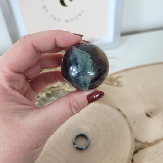 Fluorit Kugel 3,8 cm Durchmesser, 103g