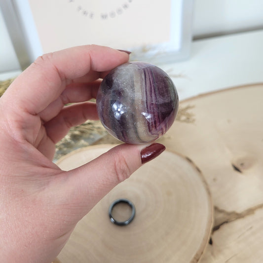 Fluorit Kugel 4,3 cm Durchmesser, 140g