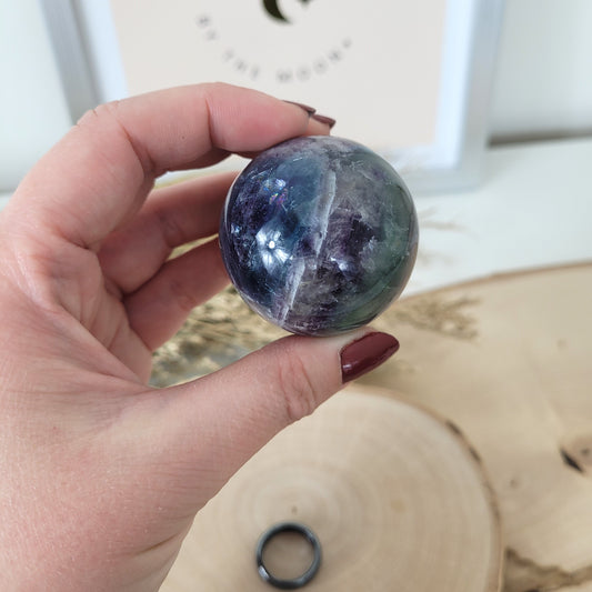 Fluorit Kugel 4,3 cm Durchmesser, 145g