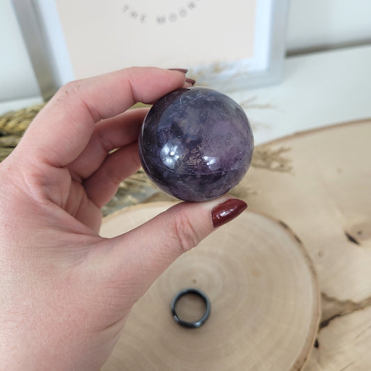 Fluorit Kugel 4,4 cm Durchmesser, 149g