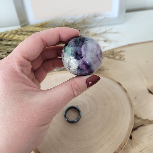 Fluorit Kugel 4 cm Durchmesser, 112g