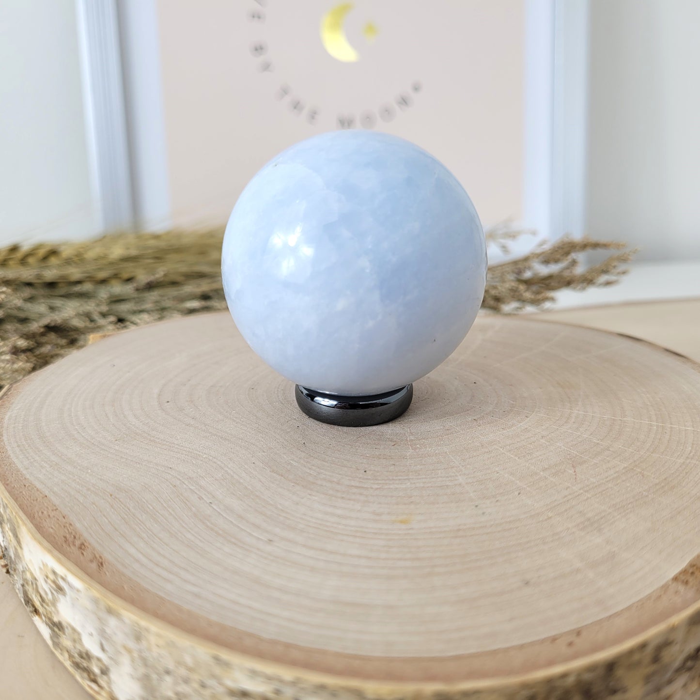 Blauer Calcit Kugel 4,9cm Durchmesser, 173g